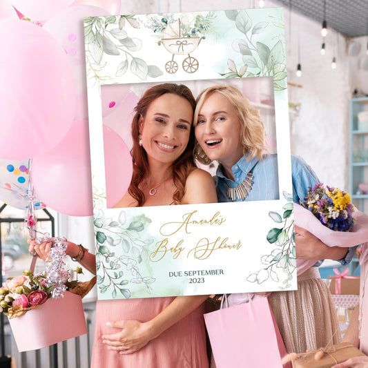 Baby Shower Party Selfie Frame and Party Sign