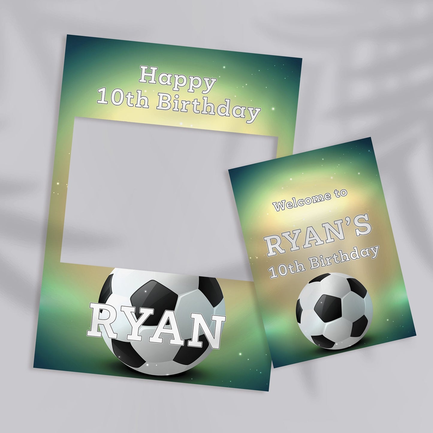 Football Birthday Party Selfie Frame