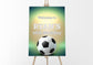 Football Birthday Party Welcome Sign