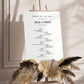 Wedding Order of Events Sign - Smart Party Shop