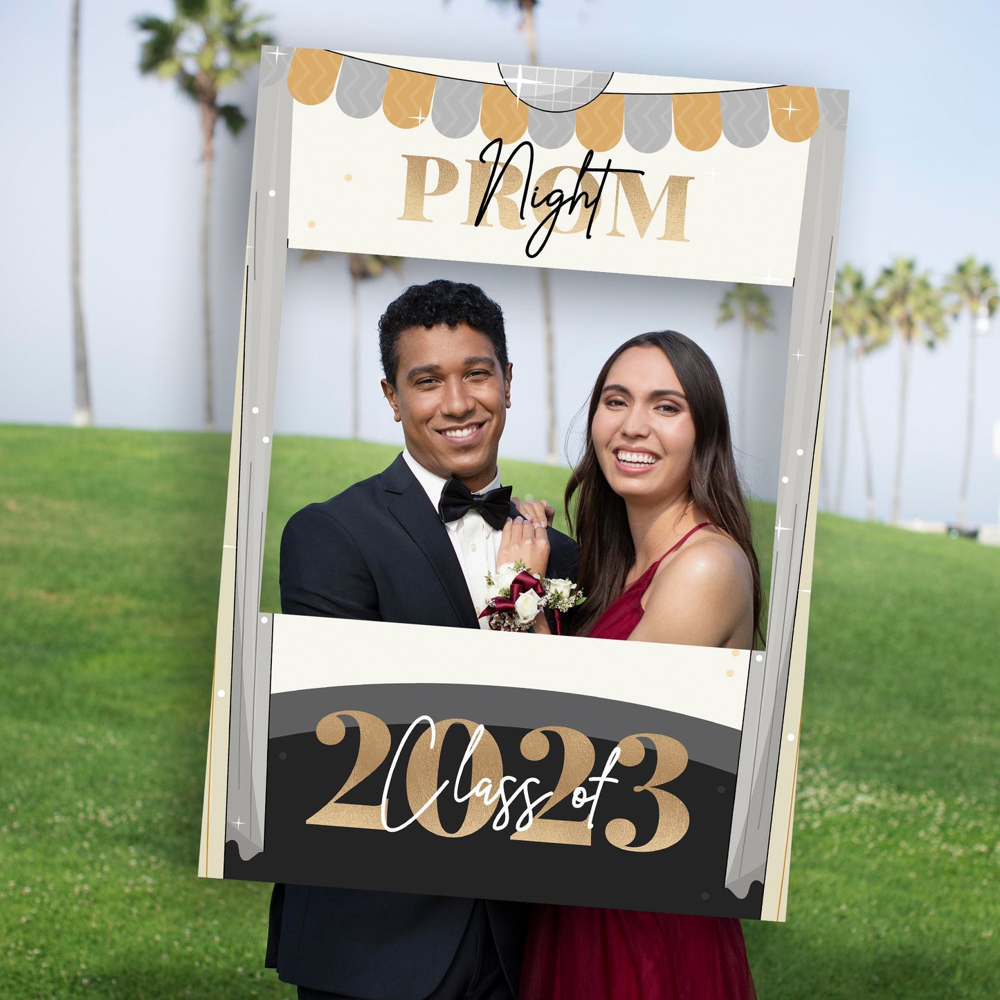 Prom Night or Graduation Selfie Frame & Party Sign