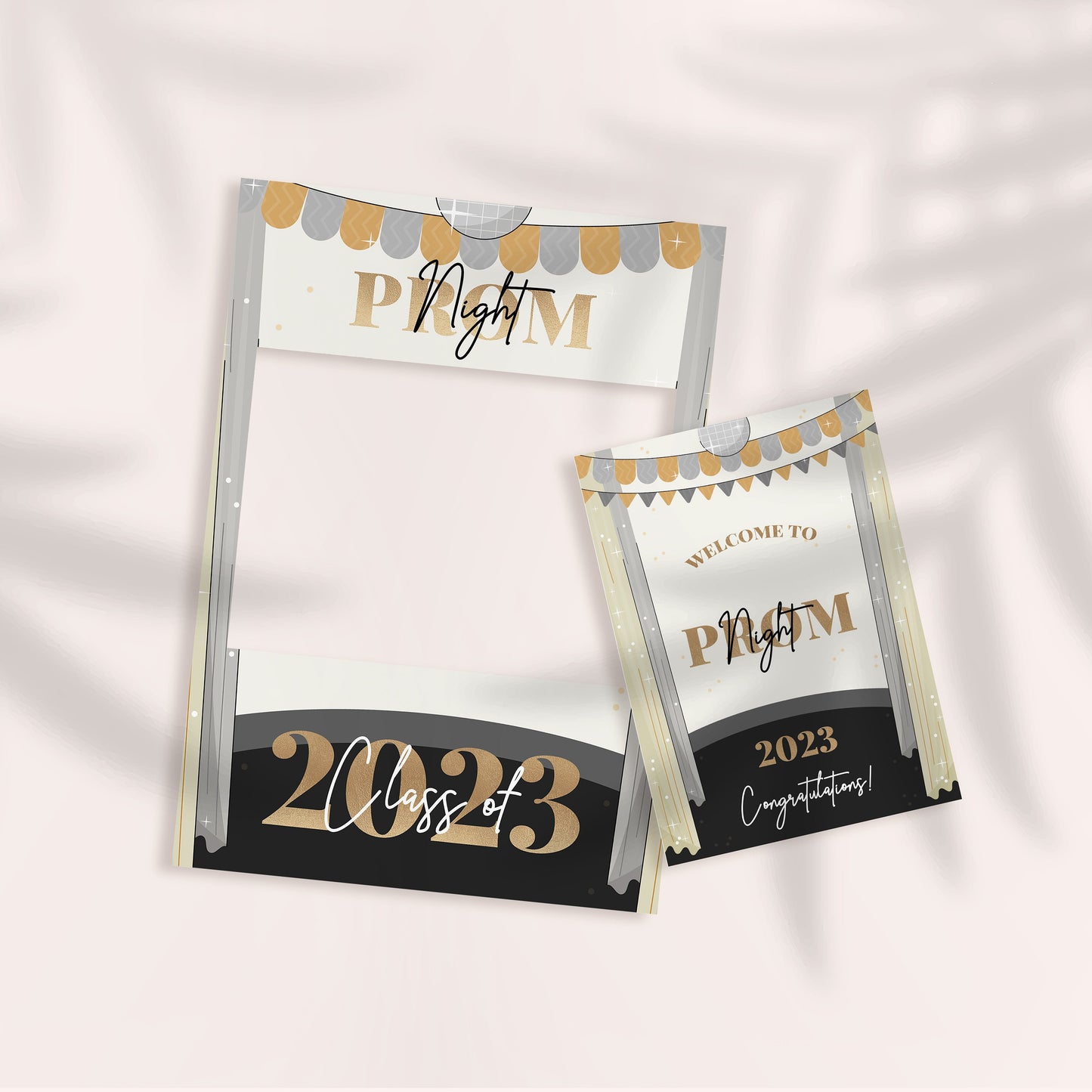 Prom Night or Graduation Selfie Frame & Party Sign