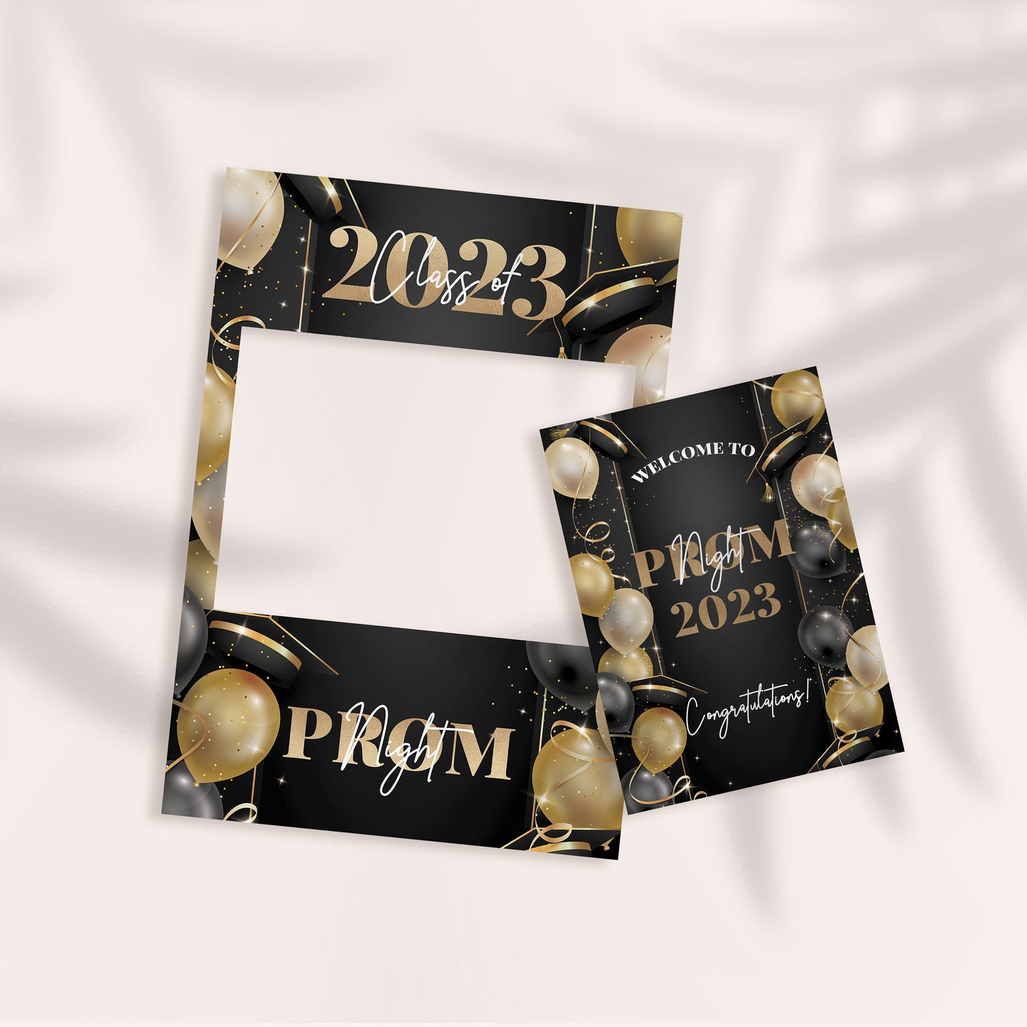 Prom or Graduation Selfie Frame & Party Sign